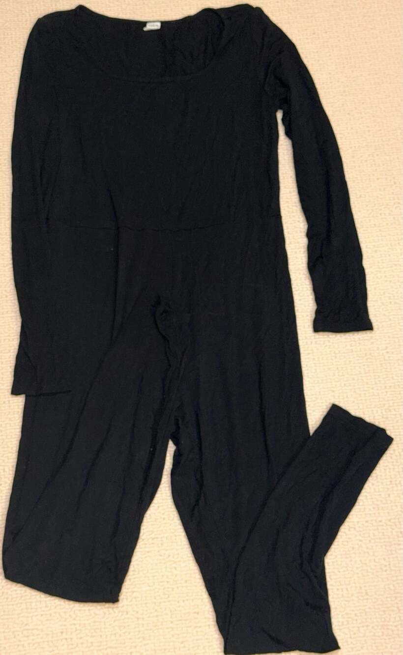 Shein Black Long Sleeve Jumpsuit Size 11Y